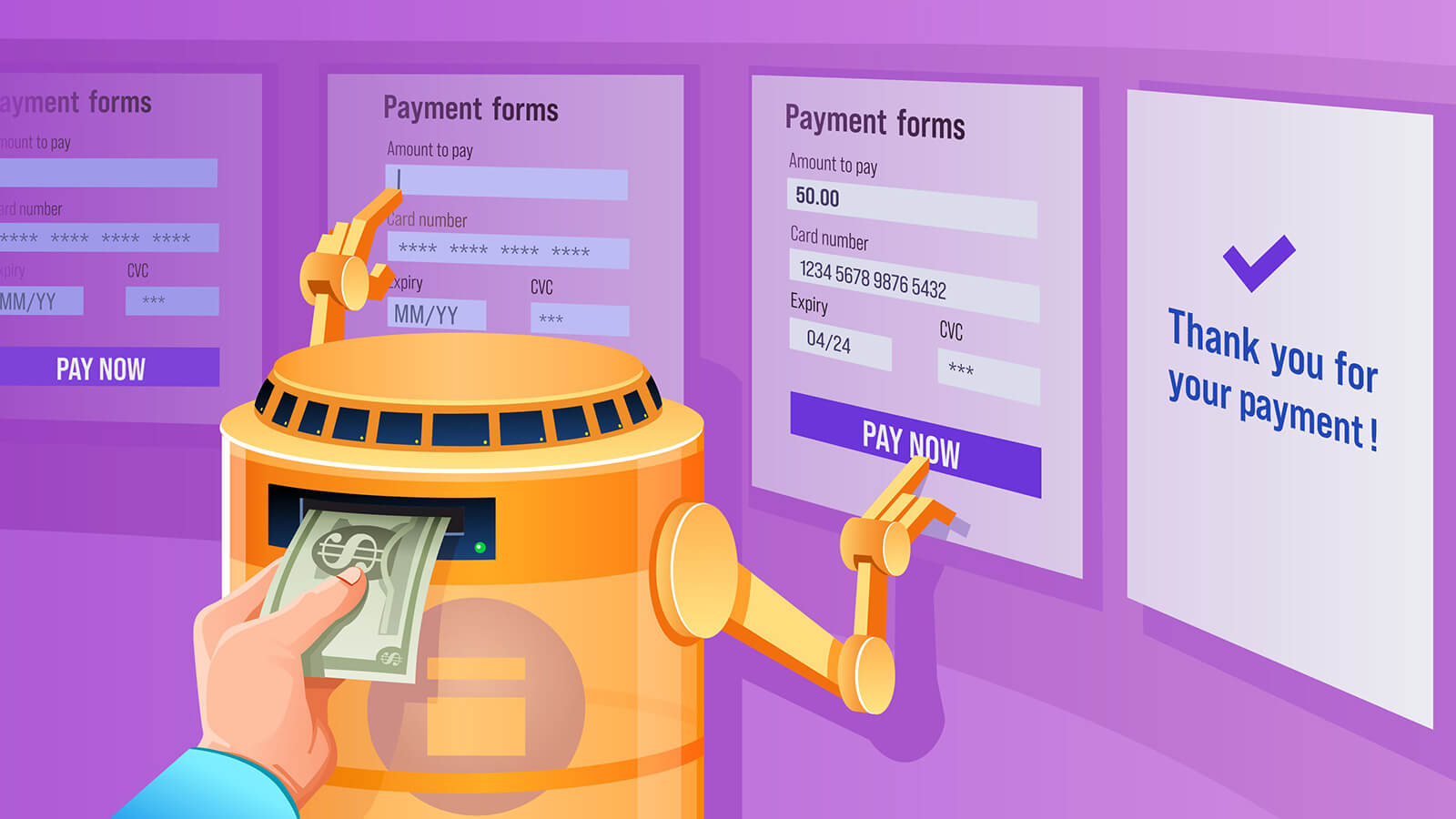 Automating payments with DotNetBrowser
