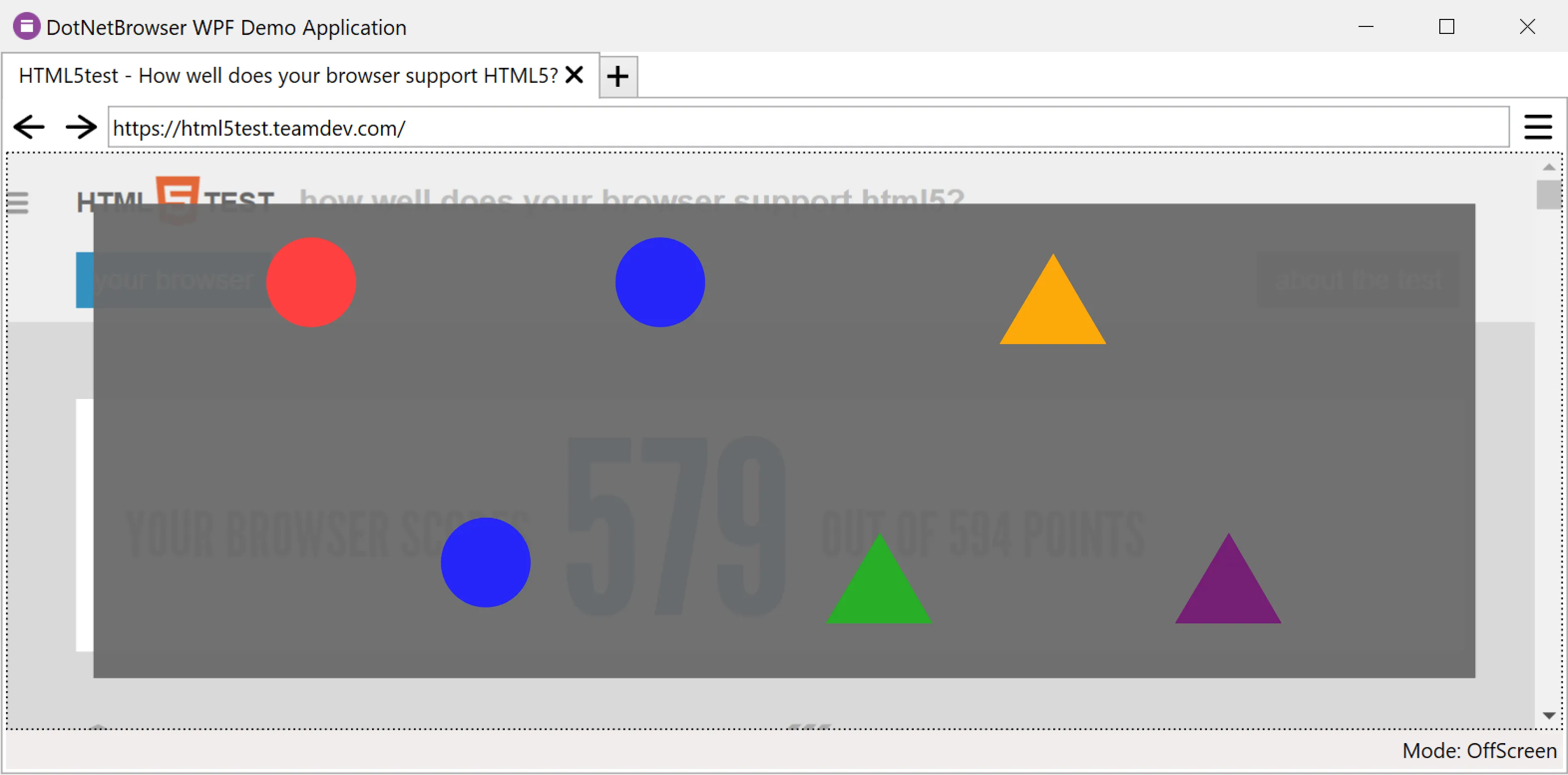 WPF Canvas rendered on top of DotNetBrowser