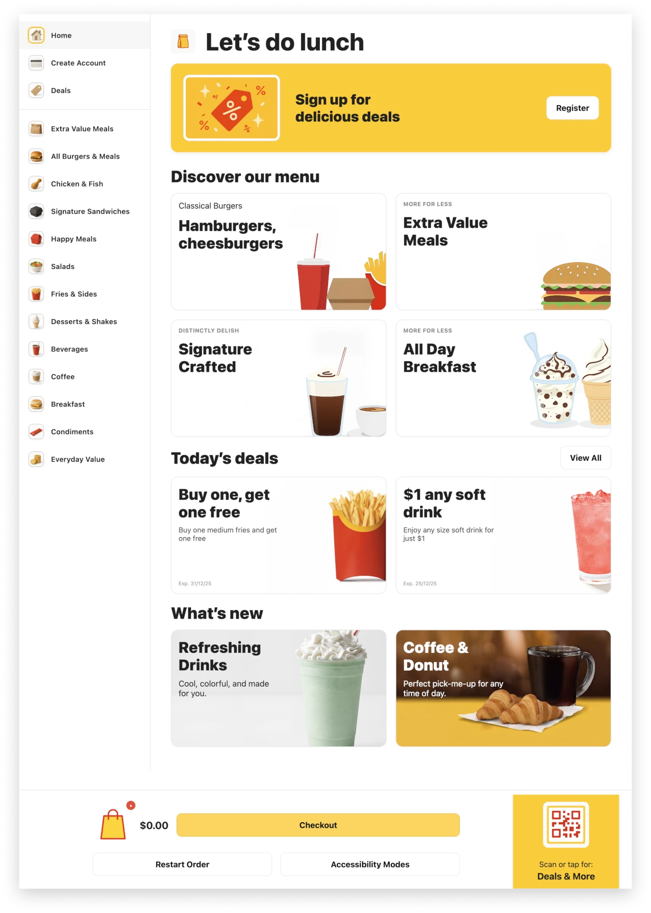 A web page opened in the full-screen Avalonia window