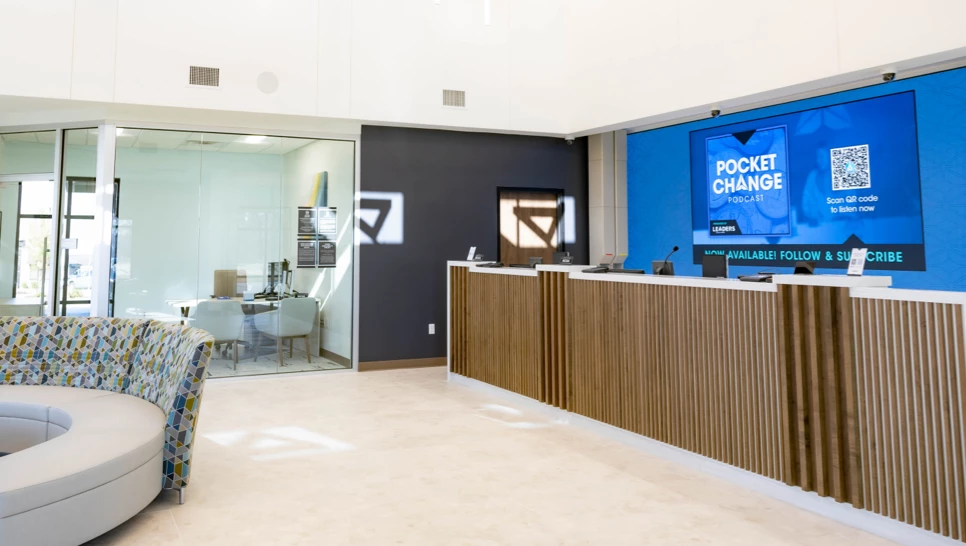 Web app on the monitor