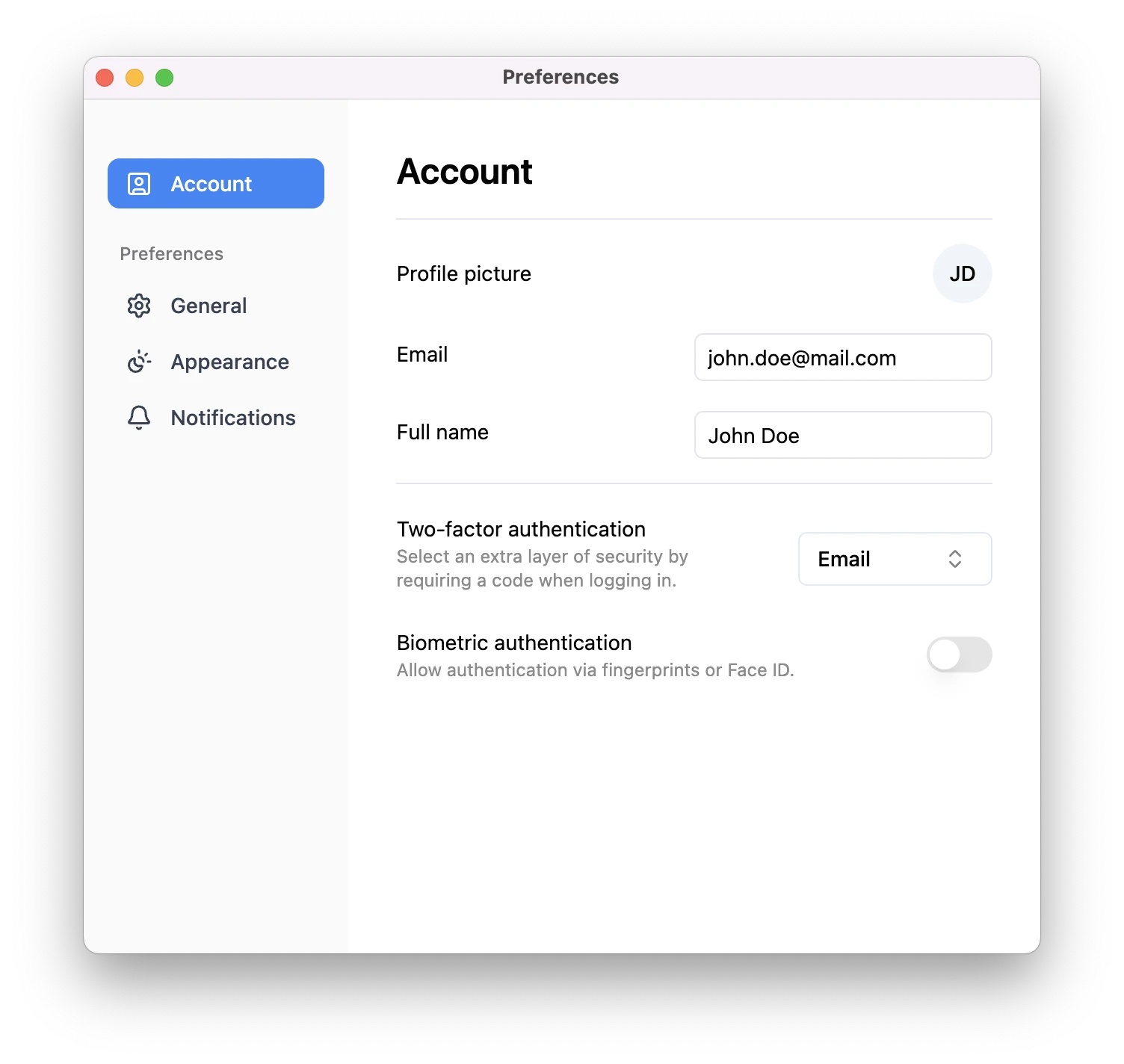 Desktop-Anwendung mit UI in Vue.js