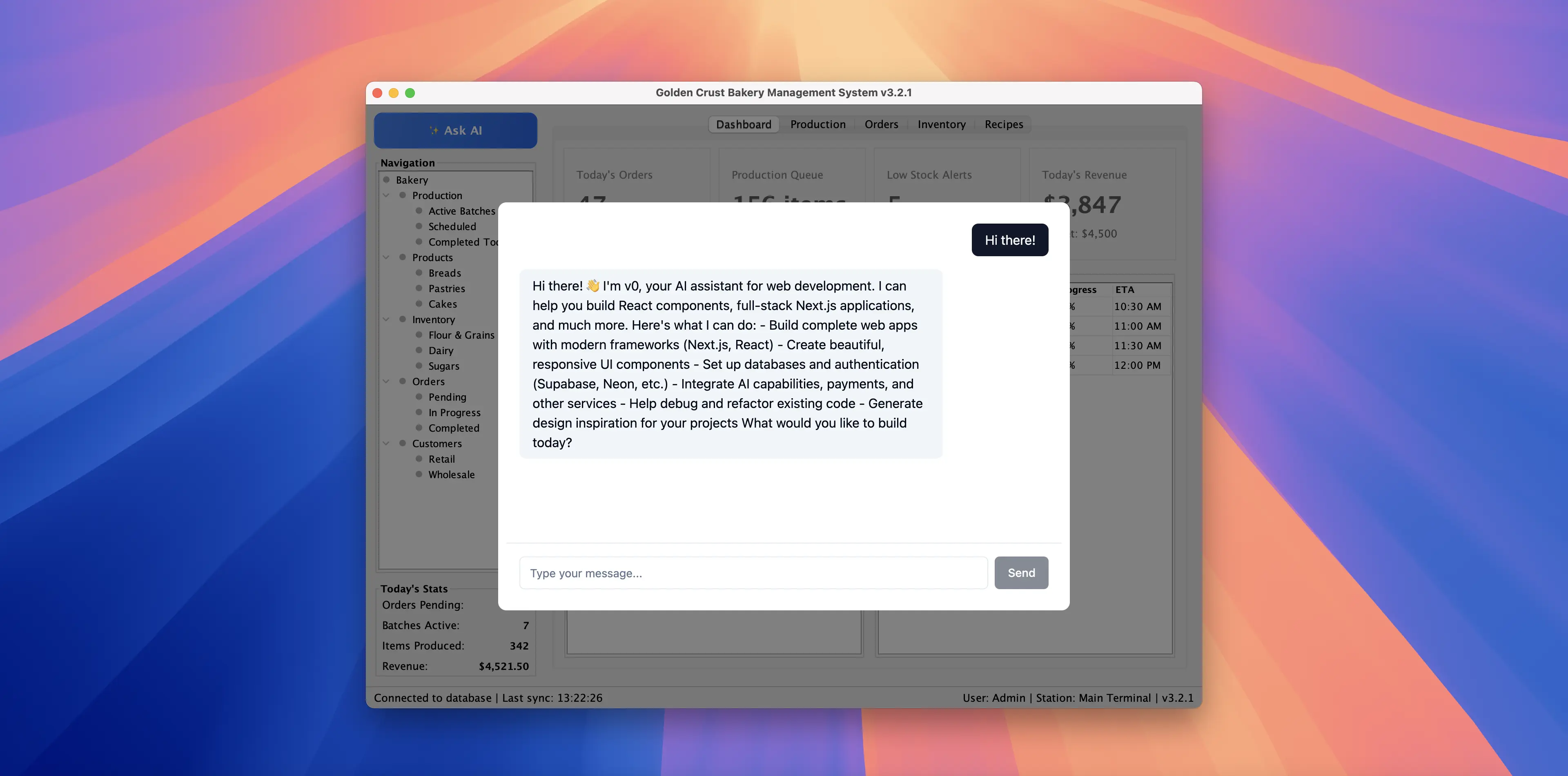 AI assistant overlay on Java Swing application
