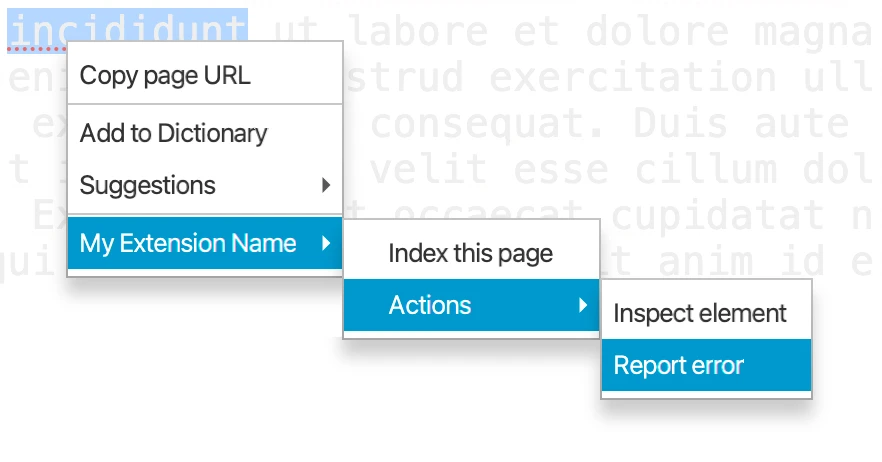 Custom context menu in JavaFX
