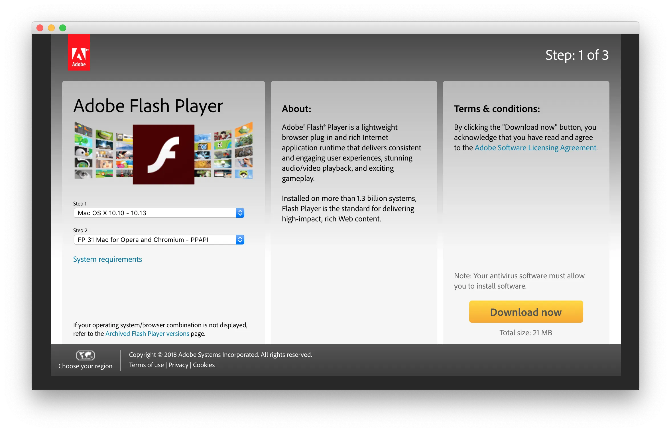 Download Adobe Flash Player