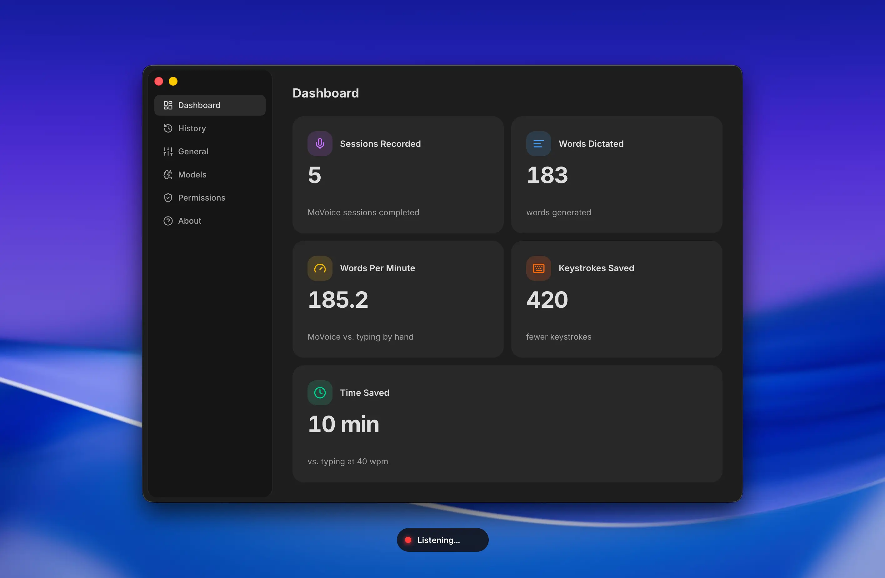 MoVoice app